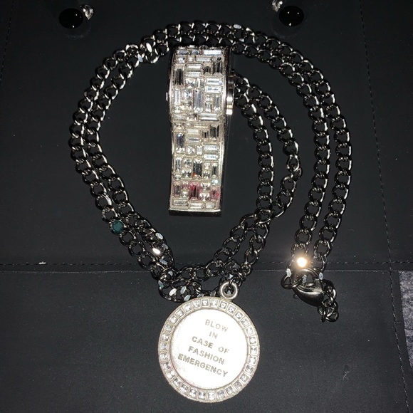 Authentic CHANEL ALL CRYSTAL WHISTLE FOR SALE! - Picture 2 of 8